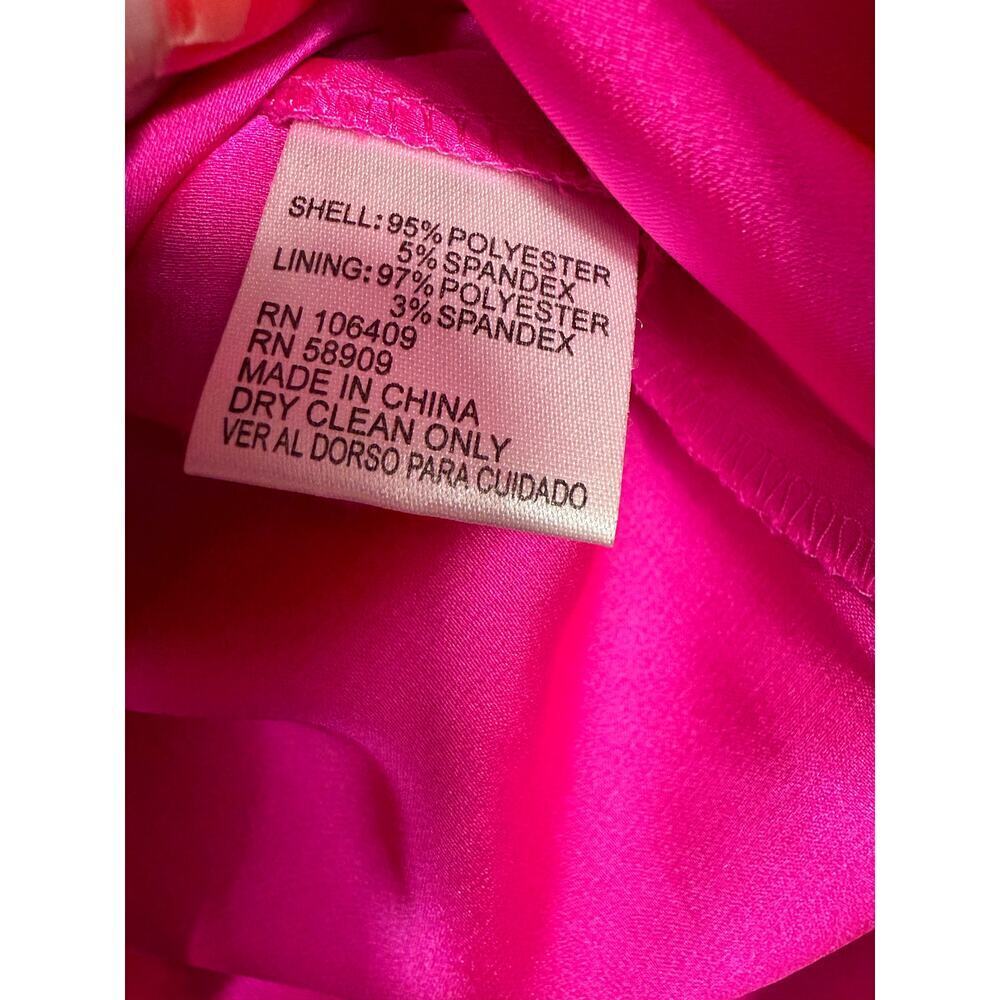 Gianni Bini Hot Pink Off Shoulder Bodycon Dress | Size 0 - Picture 4 of 5